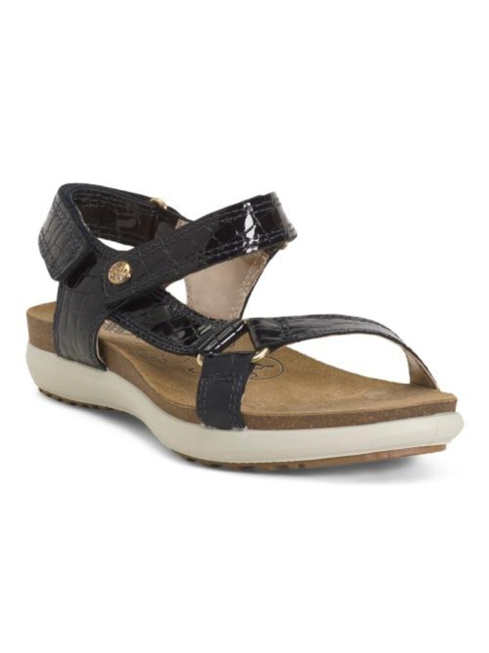IMAC Made In Italy Patent Leather Sport Sandals